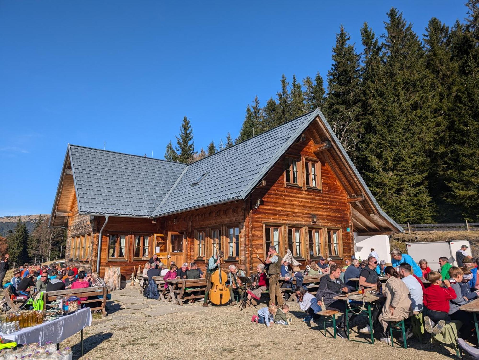 Glatzl Trahuetten Alm Sankt Lorenzen am Wechsel Buitenkant foto